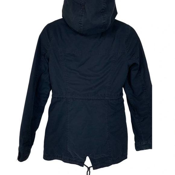 Hollister All Weather Full Zip Hooded Women’s Size XS Blue Comfort Casual Warm - Picture 4 of 16